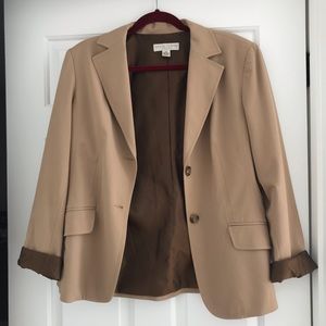Casual Corner Stretch Blazer Jacket